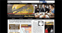 Desktop Screenshot of floridarestaurantpages.com